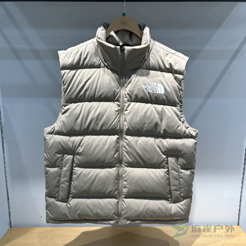 北面立领600蓬鹅绒背心马甲外套