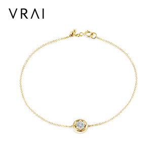 DIAMOND FOUNDRY【合成/培育】18K金 钻石10分太阳手链 培育钻石