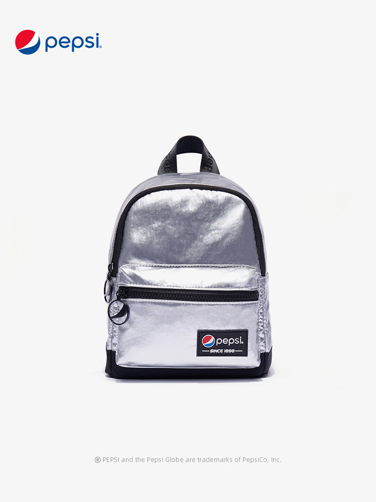 pepsi/百事女包时尚潮流百搭背包旅行包小双肩包 黑色