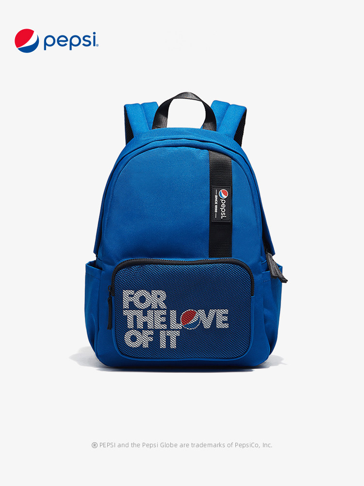 百事帆布尼龙大学生双肩包