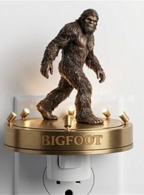 跨境新品Shadow Walker Bigfoot Night Light大脚怪夜行灯装饰品