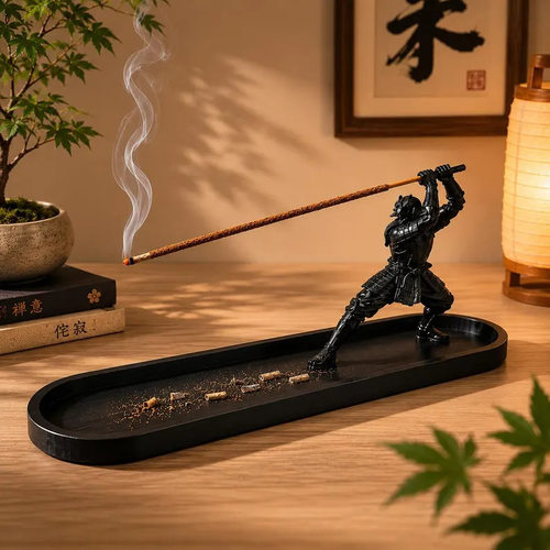 跨境新品Katana Style Incense Stick Holder武士刀造型香炉