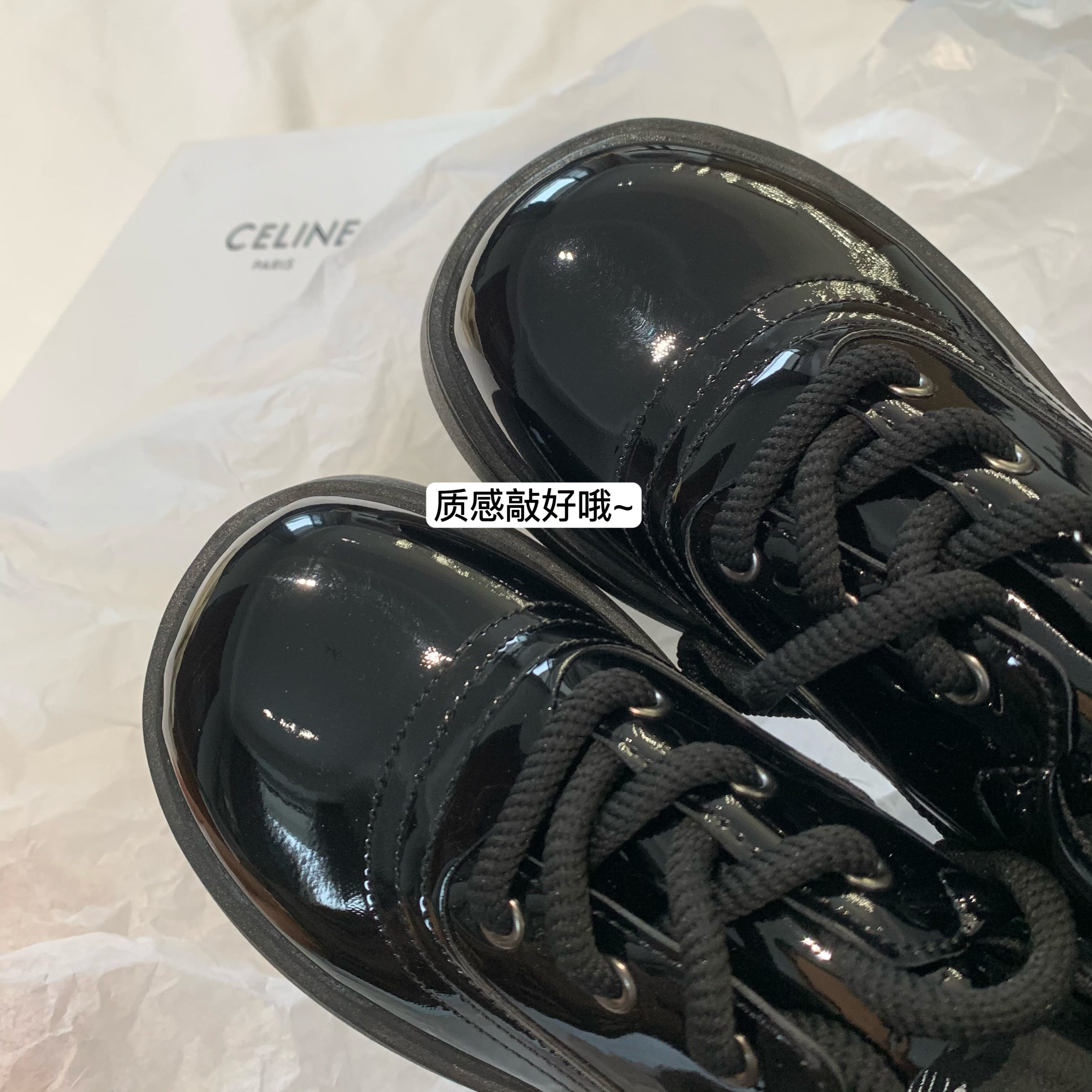 韩版ins厚底系带乐福鞋