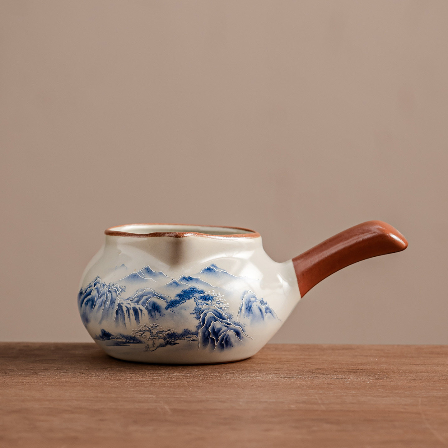 汝窑侧把公道杯匀杯陶瓷功夫茶道零配件家用茶海分茶器个人泡茶器,餐饮具,公道杯,淘宝优惠券,粉丝福利购,淘宝优惠卷