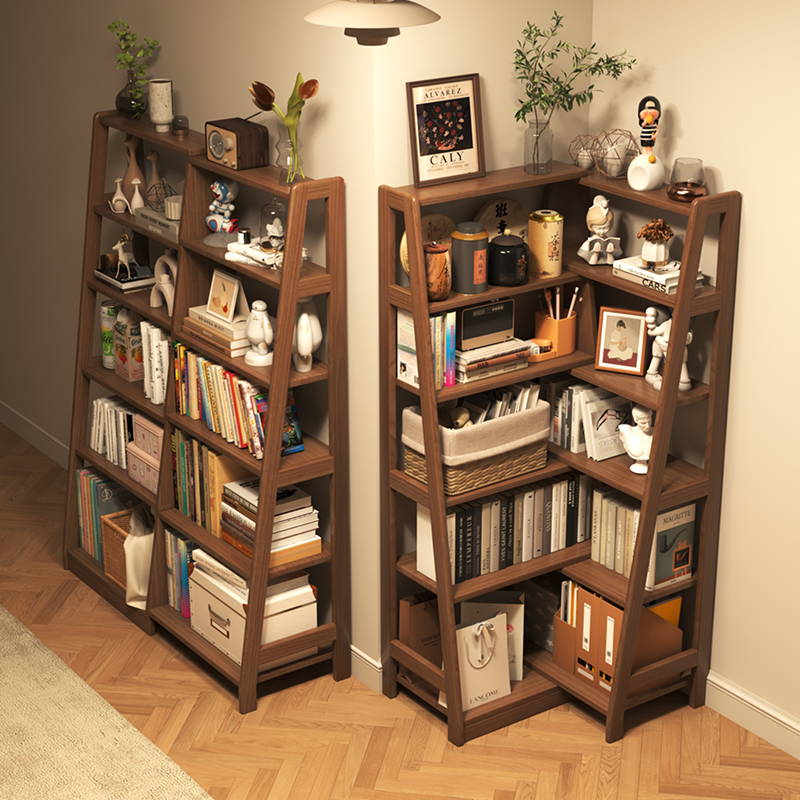 拐角书架转角收纳置物架