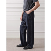 Lp同源冈山 DENIM FLOWER HolyMen 棉籽轻奢风原色10oz牛仔裤