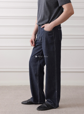 HolyMen | Lp同源冈山“DENIM FLOWER”棉籽轻奢风原色10oz牛仔裤
