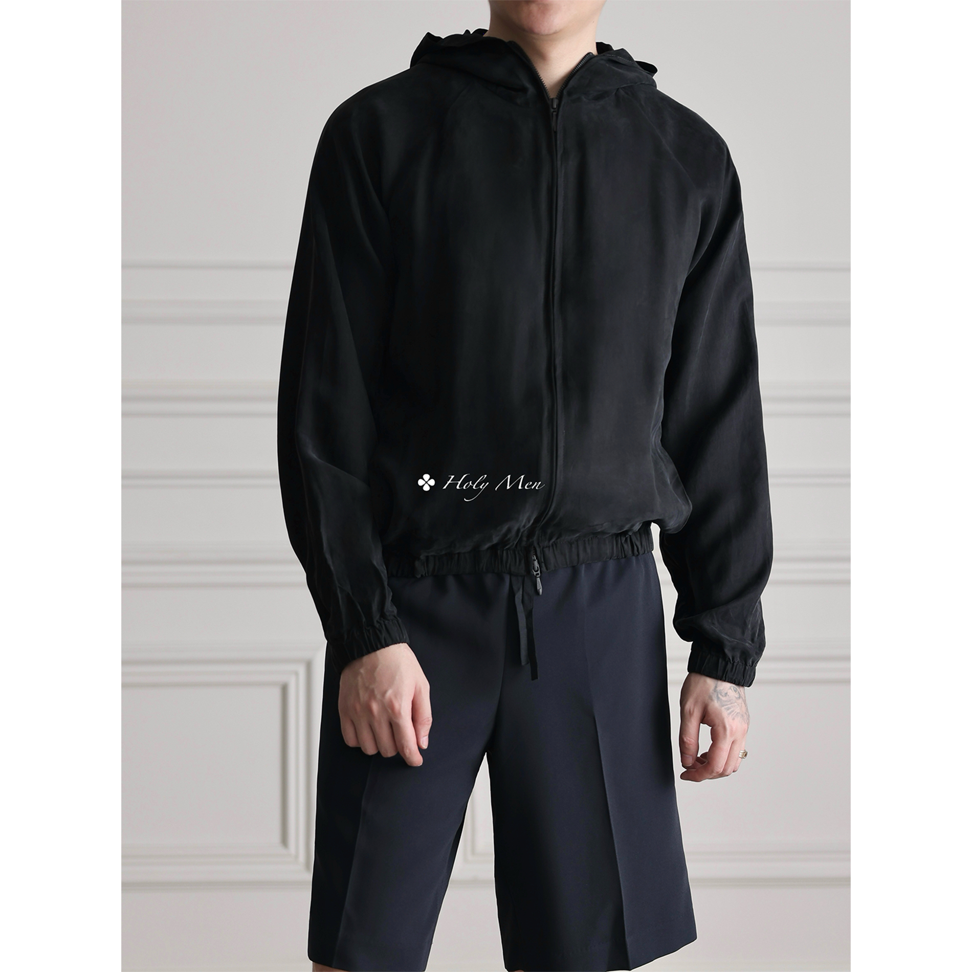 HolyMen铜氨丝凉感连帽防晒服