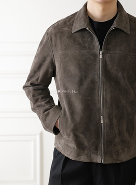 HolyMen | 25FW西班牙进口超短绒混种羊皮休闲夹克外套