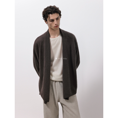 HolyMenRow风狐狸绒慵懒开衫毛衣