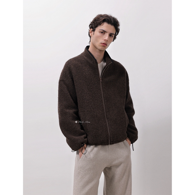 HolyMen羊绒羊驼羊毛毛呢外套