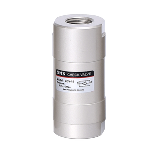 SNS神驰气动 LCV单向阀高压止回阀气体液体立卧式封止逆阀4分