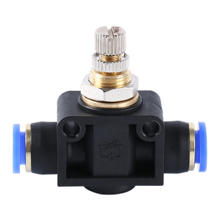 sns神驰气动sa气管快插节流阀可调管道调速接头sa4/6/8/10/12/spa