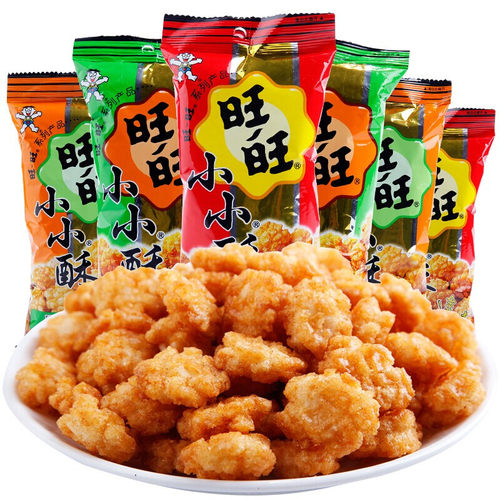 袋装休闲零嘴旺旺小小酥