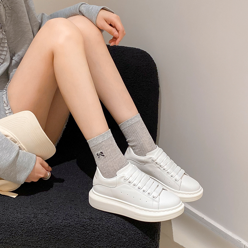 【真皮版】2025新款百搭小白鞋女