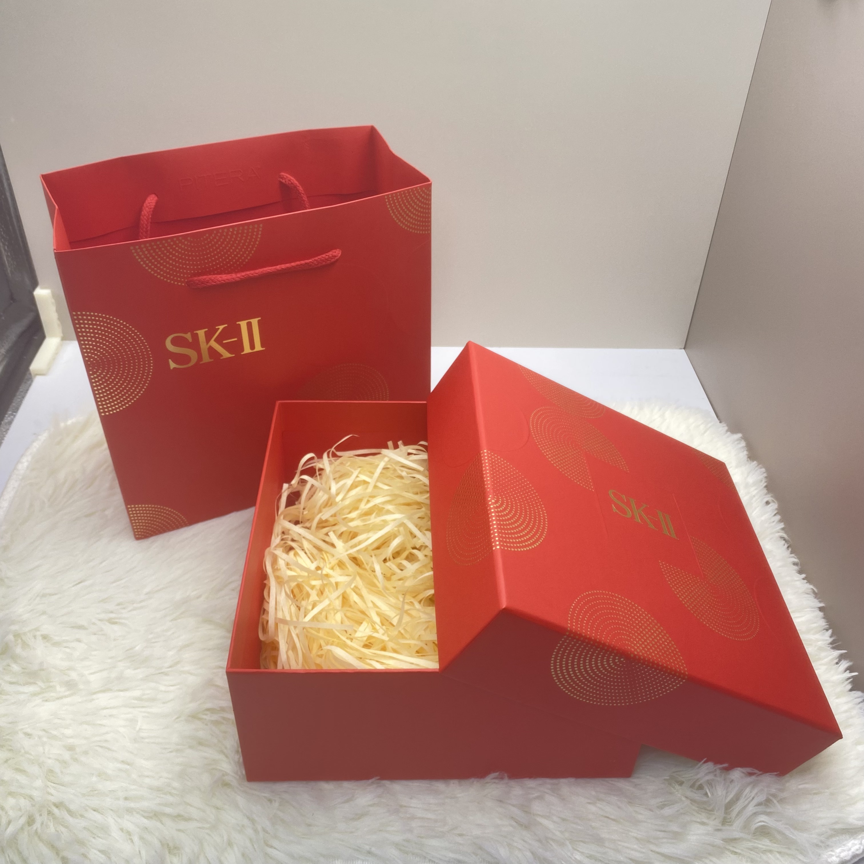 SK2专柜新款原版同款Sk护肤品礼盒空盒神仙水礼盒礼袋送礼礼盒