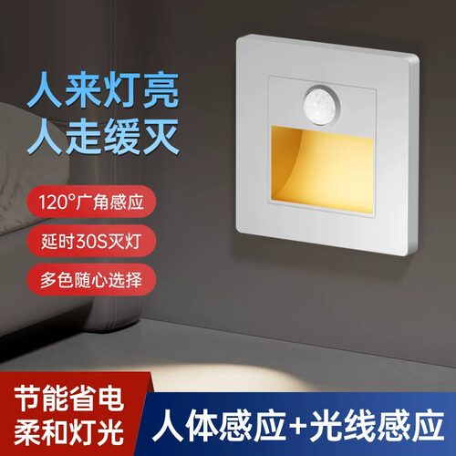 86型人体感应LED地脚灯