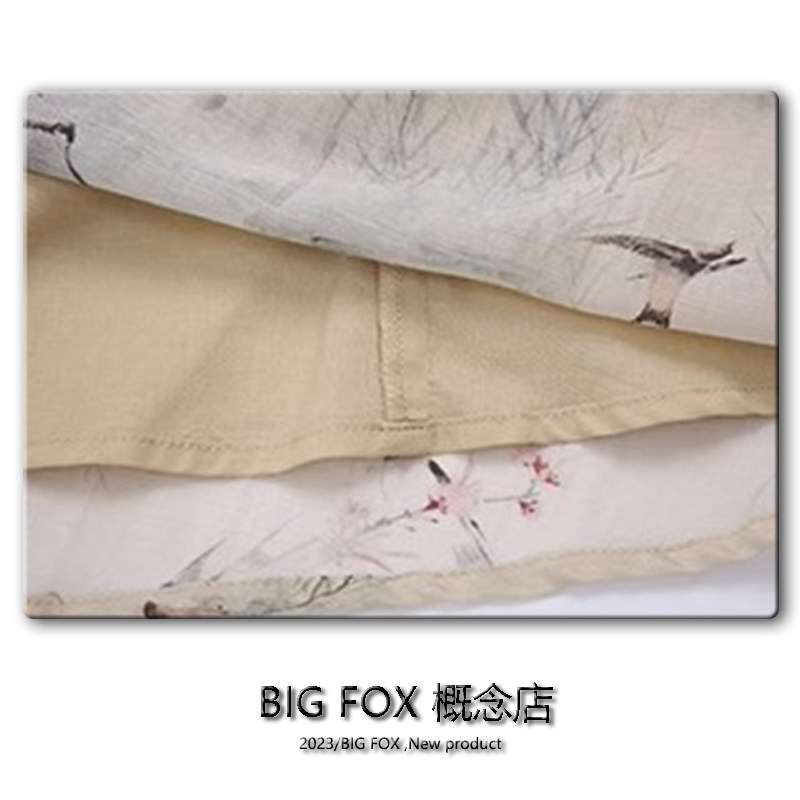 BIG FOX 중국 스타일 캐미솔 여성 이너웨어 및 아우터 섹시 핫걸 디자인 틈새 시크 중국 탑