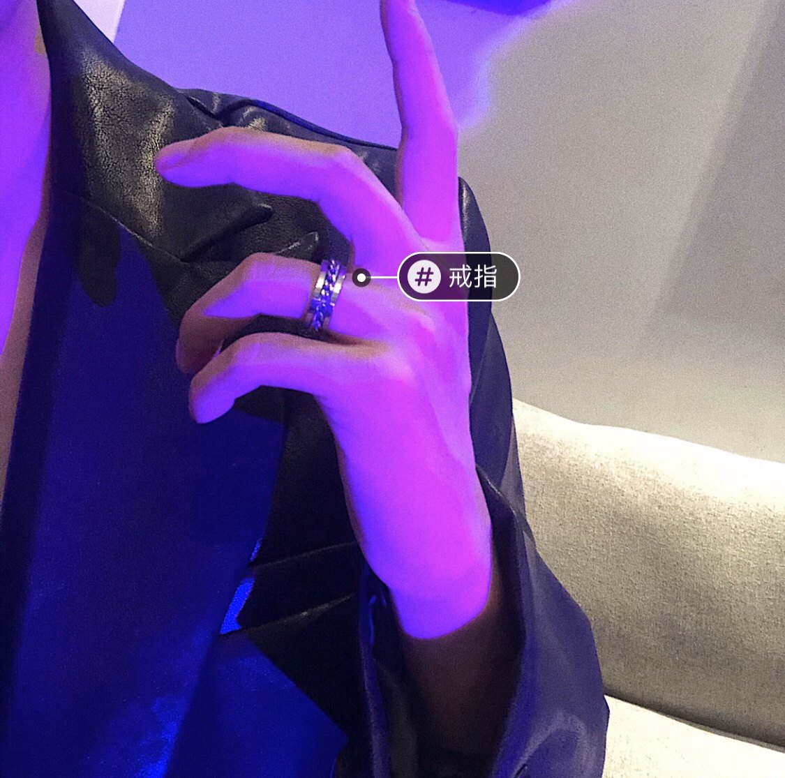 黑沧社/自制高级感开啤酒戒指男小众设计个性钛钢指环时尚开瓶器