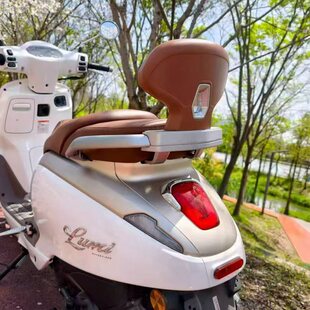 适用豪爵LUMI125改装后靠背 Lumi后靠背乘客后腰靠加厚支架无损装