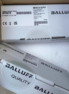 BPI007E德国巴鲁夫 BPI 8M4A4P-2K-00-TP0E全新原装分线器