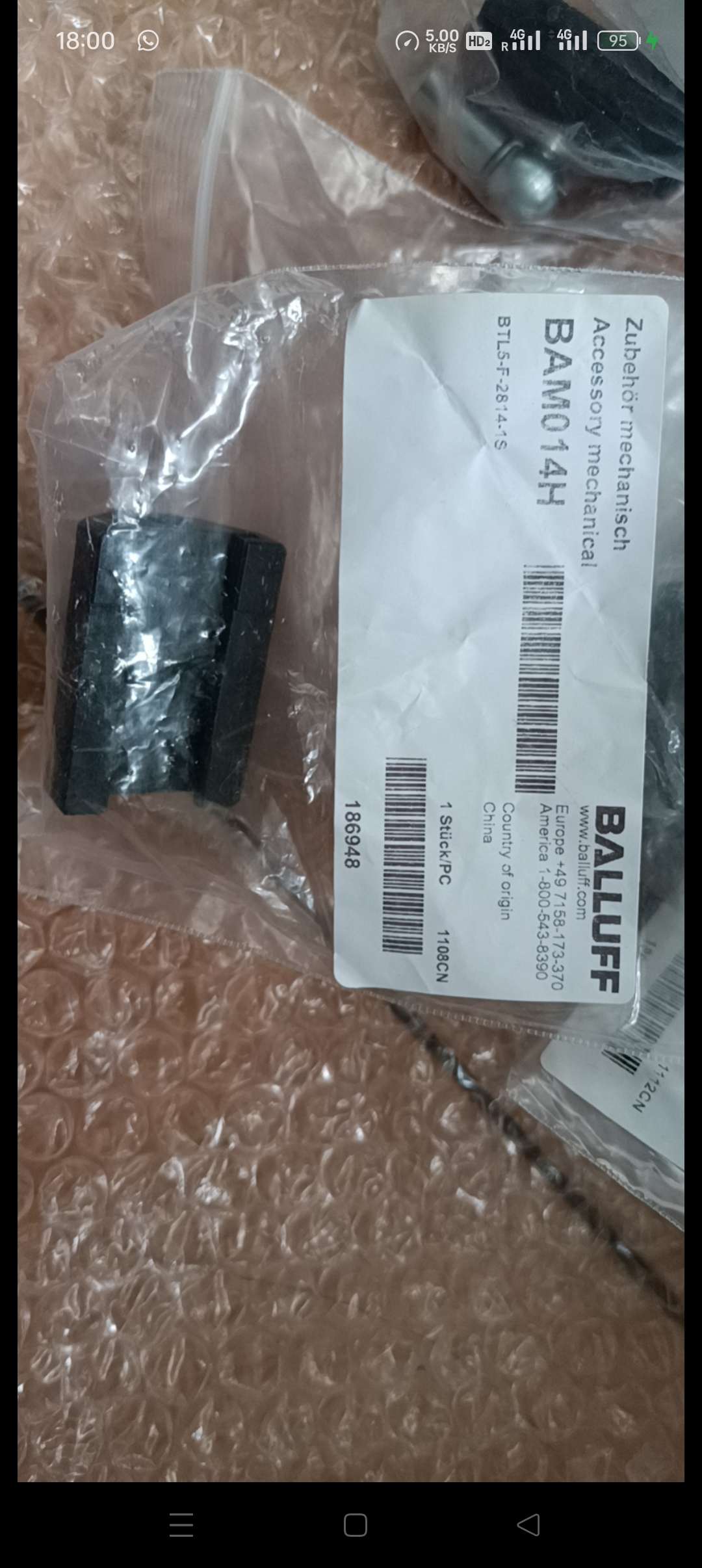 BAM014H 巴鲁夫BTL5-F-2814-1S Balluff 巴鲁夫 传感器附件