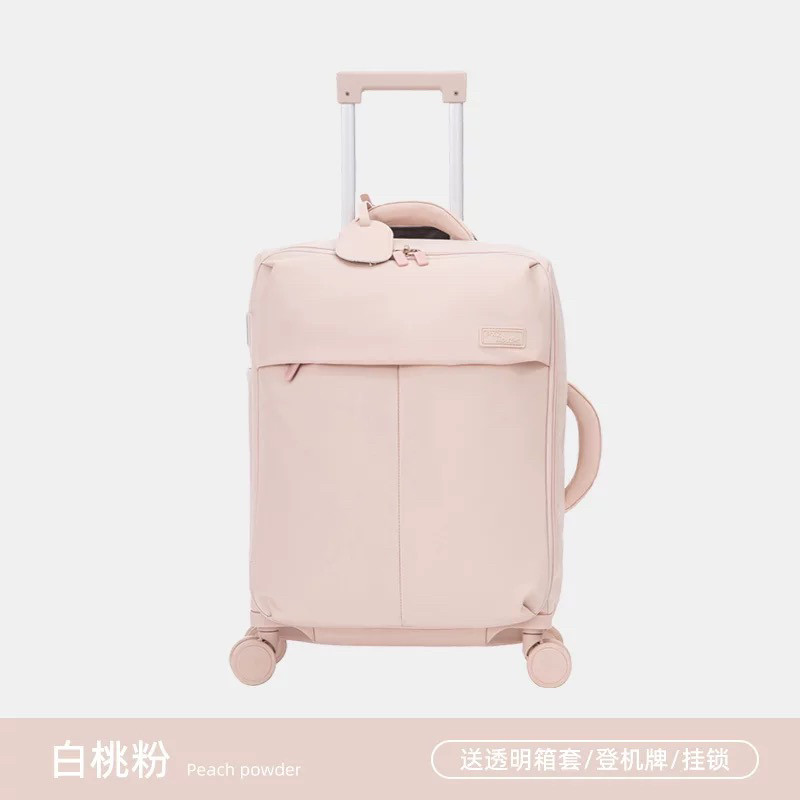 oeo行李箱拉杆箱女2024年新款登机箱20寸超轻布箱包密码旅行箱24