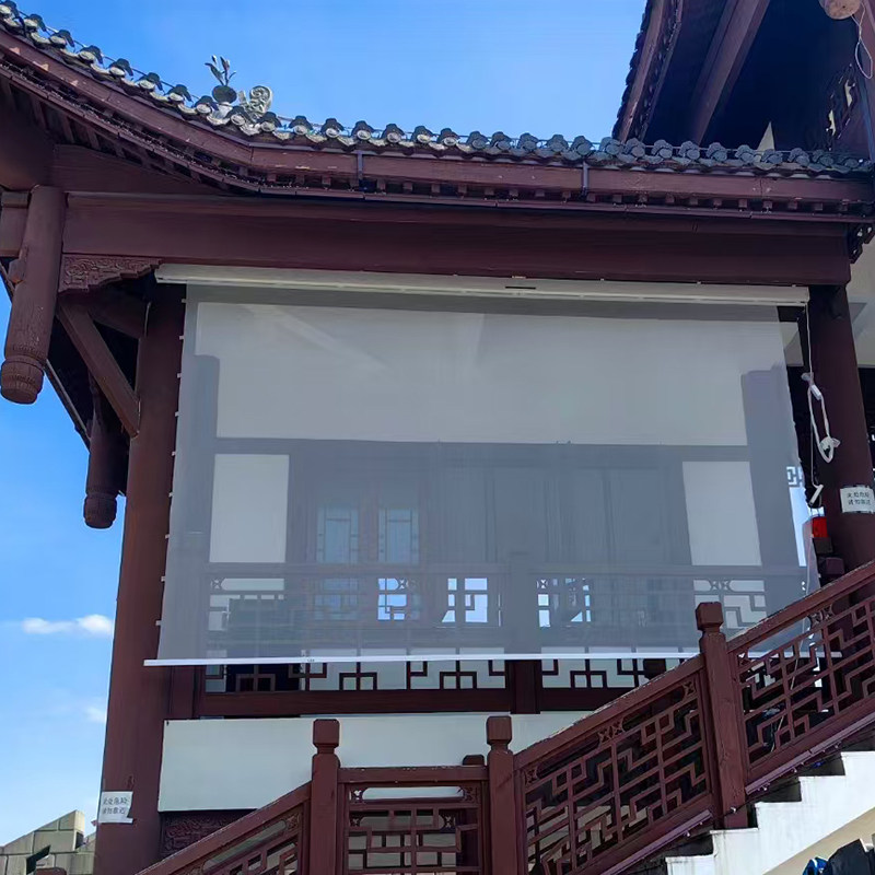 宴影全息纱幕150寸180寸200寸300寸电动遥控升降舞台3D