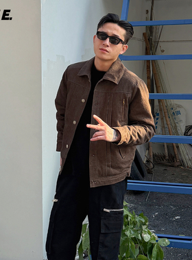 郑不凡CNIE凡越 重工羽绒服2025小个子男90绒短款翻领外套羽绒衣