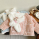 棉袄 棉衣女宝宝夹棉外套加厚保暖冬季 慕小橙女童棉服冬装 2025新款