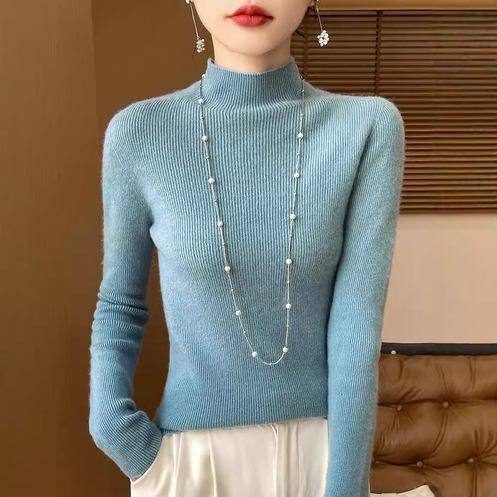 新款无缝一线成衣紧身打底衫女半