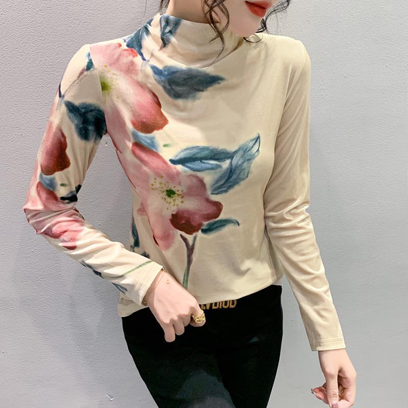 长袖休闲风网纱欧货堆堆领金丝