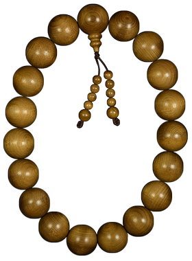 楠木缘金丝楠木乌木手串