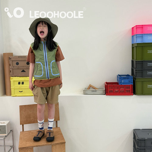 LEOOHOOLE | 哦哦乐  户外露营日常防泼 多功能时髦撞色马甲背心