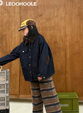 LEOOHOOLE | 哦哦乐25复古灯芯绒翻领蓄热恒温杜邦棉牛仔棉服外套