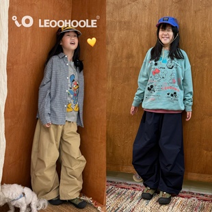LEOOHOOLE | 哦哦乐 山系超强抗水压户外风阔腿伞兵工装裤