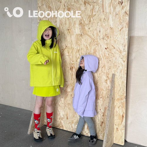 LEOOHOOLE | 哦哦乐 户外运动风软壳三防连帽外套/亲子半身裙裤