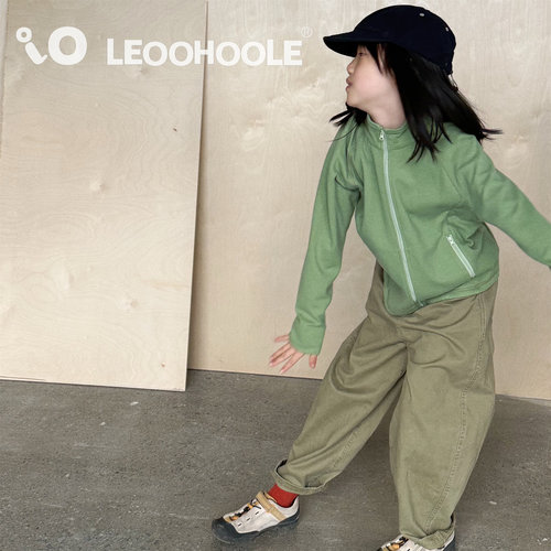 LEOOHOOLE | 哦哦乐 有气质毛巾料立领拉链运动外套