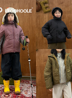 LEOOHOOLE | 哦哦乐  鼓囊囊3M新雪丽棉蓄热加厚保暖拼接棉服外套