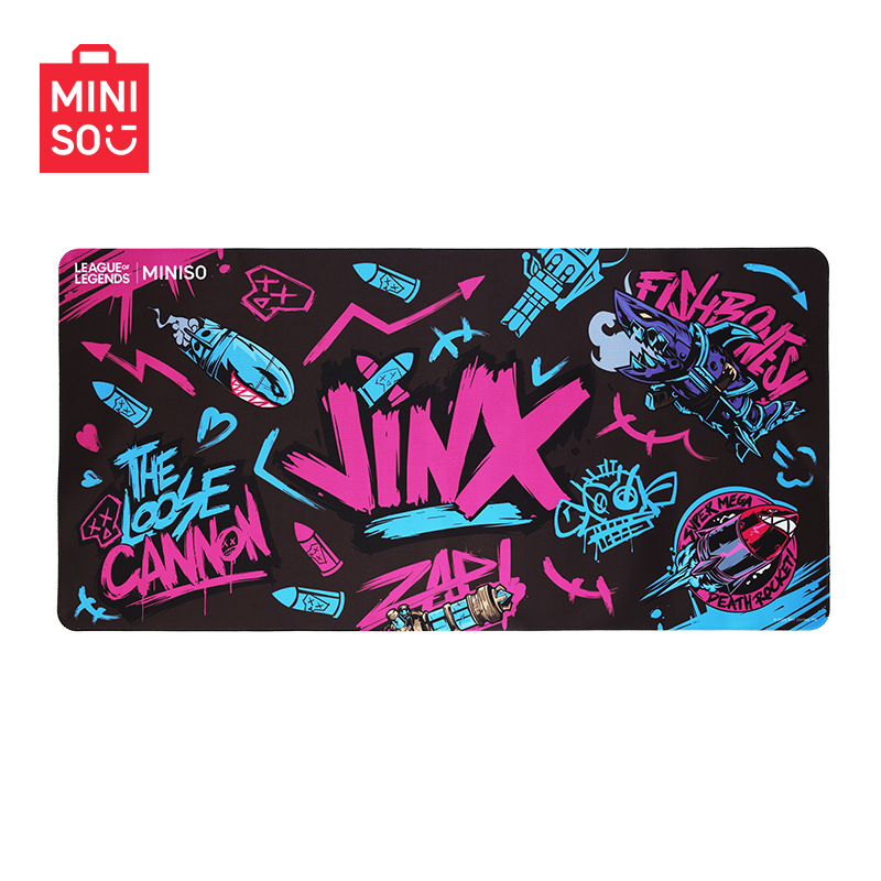 MINISO名创优品英雄联盟联名款-大尺寸鼠标垫金克斯