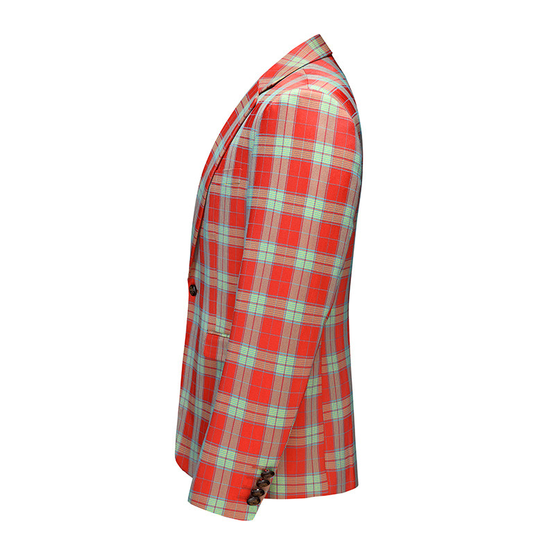 主推男士大码西服单西修身时尚一粒扣外贸跨境750红色p150,男装西服,星座1616