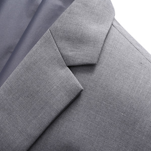 主推男士大码西服两件套双排扣10个纯色外贸跨境7110灰色p145图片