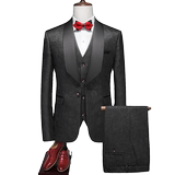 主推男士大码西服三件套支架修身时尚一粒扣外贸跨境919紫色p240，男装西服，星座1616