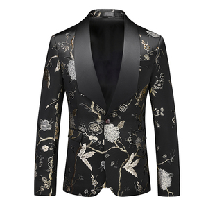 主推男士大码西服单西镂空修身时尚一粒扣外贸跨境休闲917p150图片