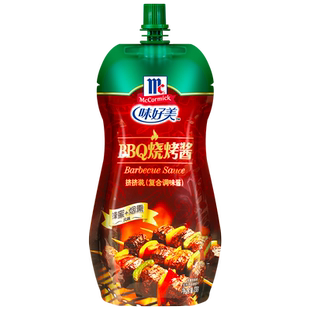味好美烧烤专用酱230g*3袋 挤挤装铁板烧烤肉鱿鱼鸡翅BBQ蘸酱刷酱