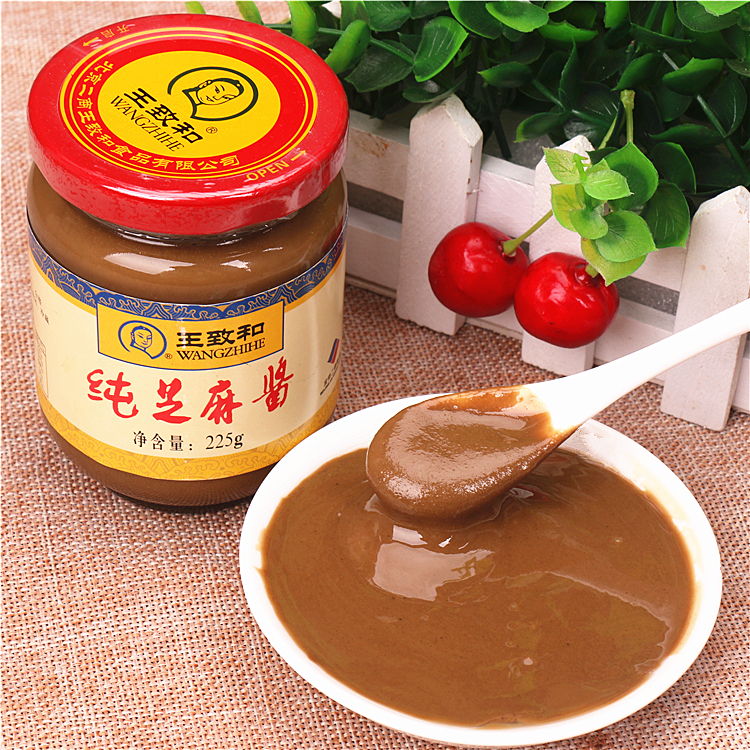 Õý×ÚÍõÖºʹ¿Ö¥Âé½´225g*2Æ¿ÈȸÉÃæÁÏÉ³ÏØ°èÃæ½´»ð¹øÕºÁÏÂé½´µ÷ÁÏ