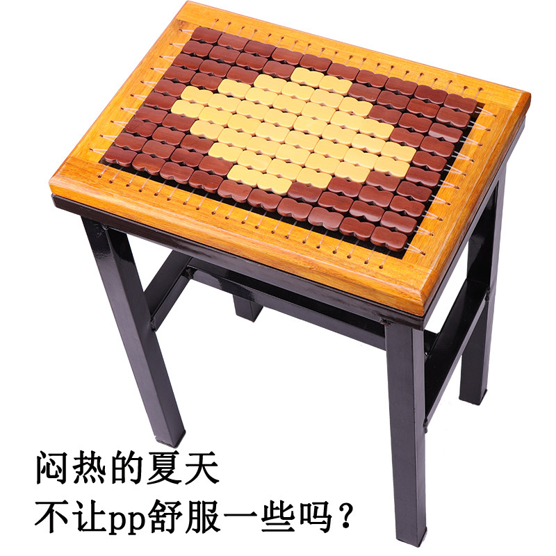 小垫夏坐垫夏天透气学生板凳散热麻将座垫凳子垫子服装厂椅垫屁垫