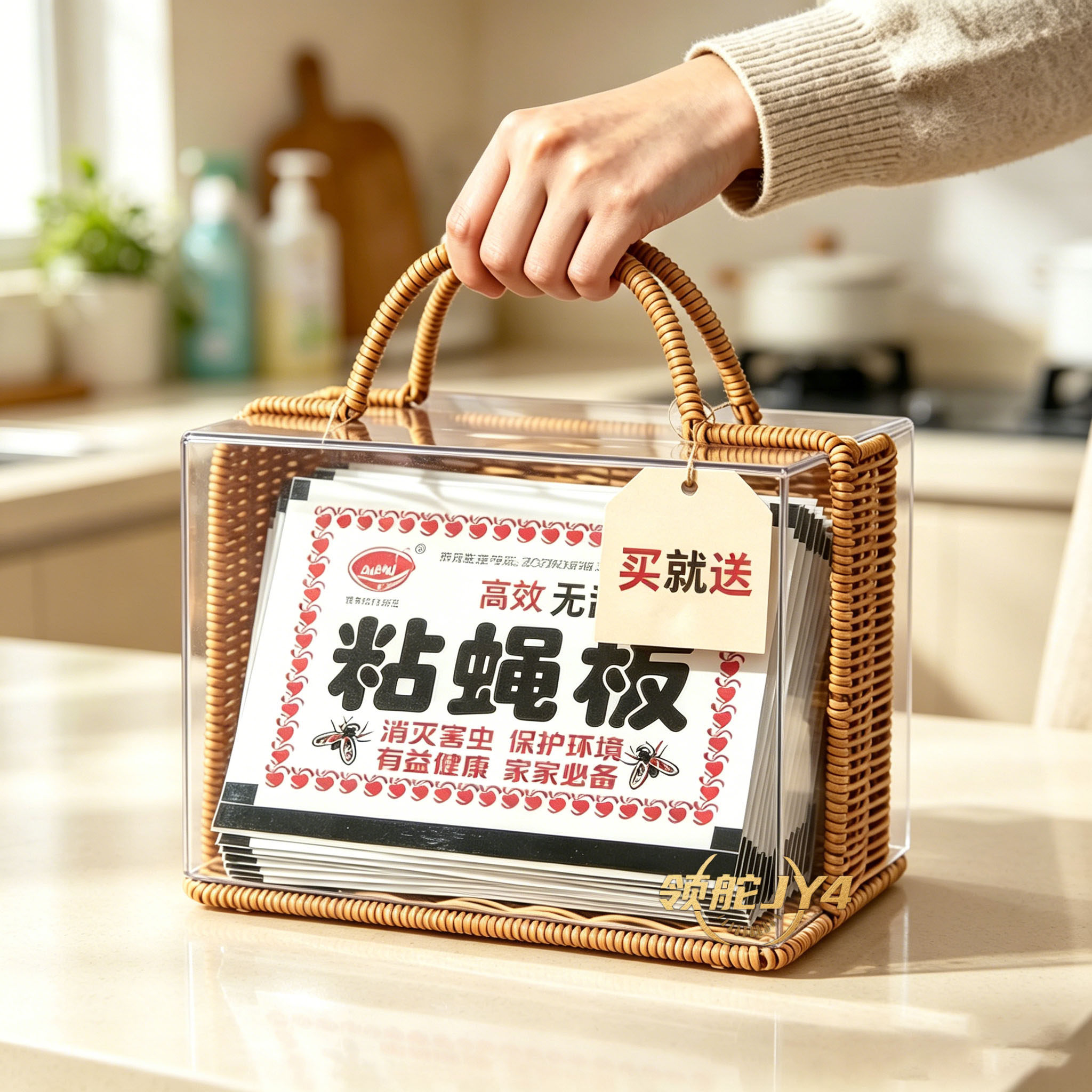 红春禾强力粘蝇纸厨房家用升级