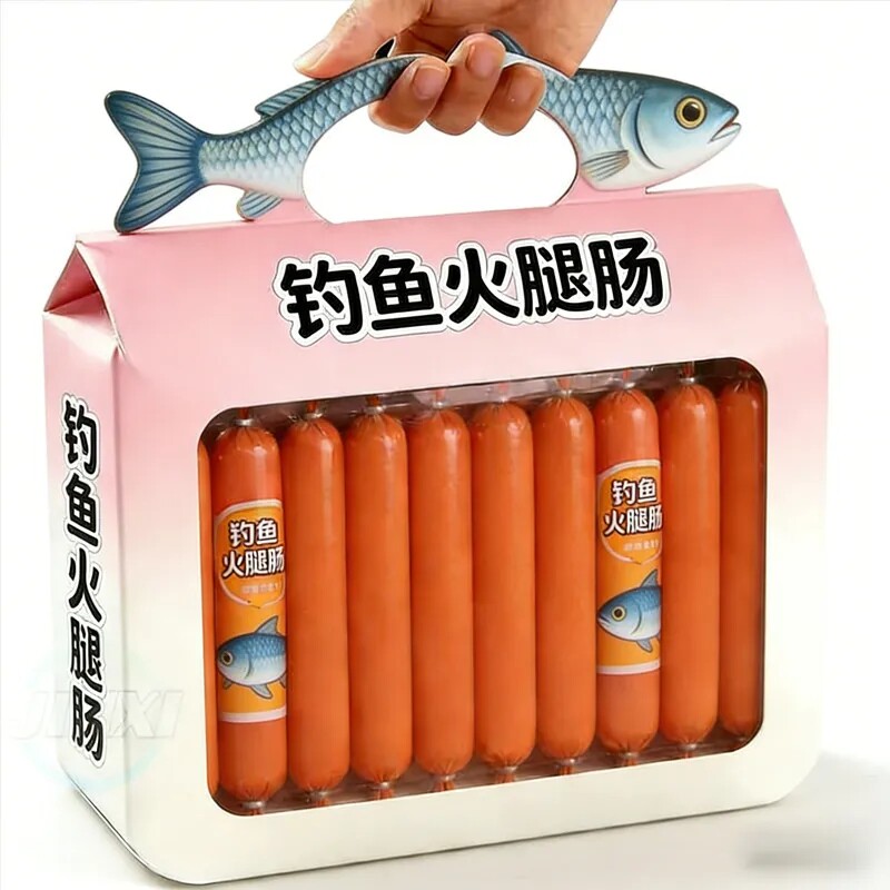 浓腥钓鱼火腿肠野钓通杀水诱鱼