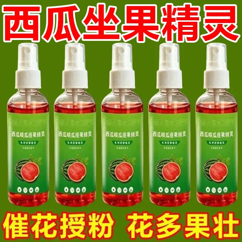 西瓜授粉保花保果防裂增甜喷肥